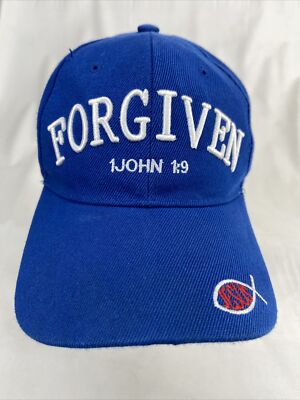 FORGIVEN 1John 1:9 CHRISTIAN HAT BASEBALL CAP embroidered