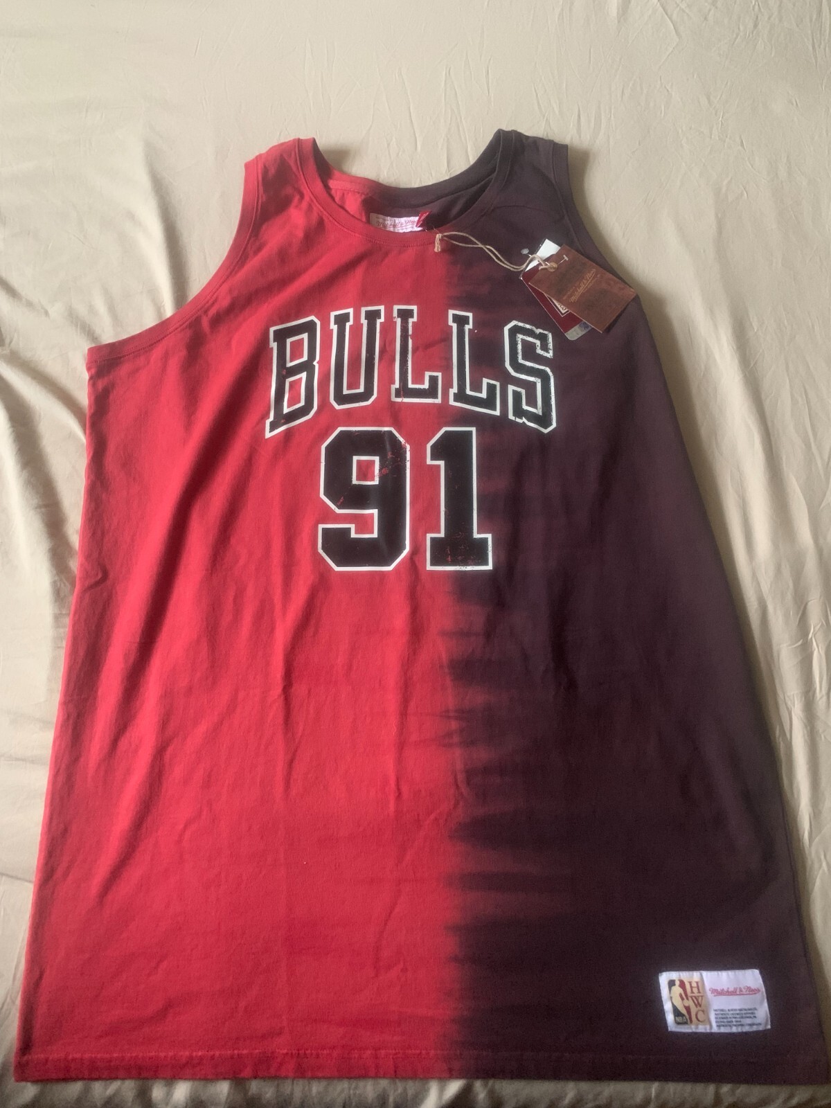 XL Mitchell＆Ness NBA JERSEY BULLS RODMAN NEW MITCHELL AND NESS DENNIS RODMAN NBA CHICAGO BULLS