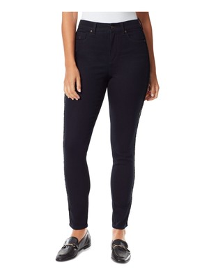 

Женские темно-синие джинсы скинни с полосками по бокам GLORIA VANDERBILT с высокой талией, Navy, 30151405