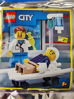 Lego 952105 - DOKTOR und PATIENT - City - Hospital - Polybag *** NEU in OVP ***