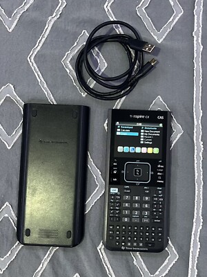 Texas Instruments TI-Nspire CX CAS Graphing Calculator W/ Cover & Charger
