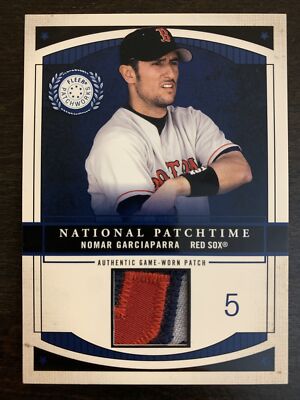 Nomar GARCIAPARRA 2003 Fleer Patchworks National Patchtime Jersey PATCH 284/300