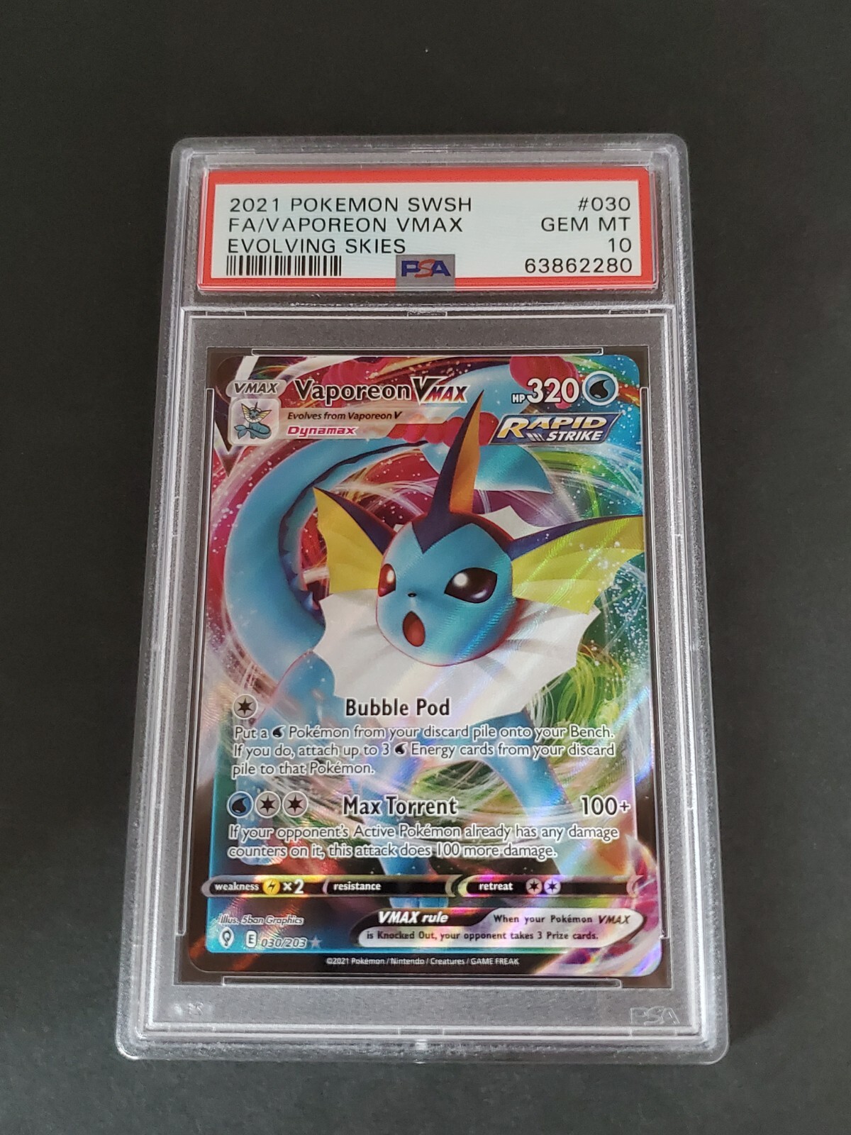 2021 Pokemon Sword & Shield Evolving Skies 030 Full Art 2021 Pokemon Sword & Shield Evolving Skies 030 Full Art