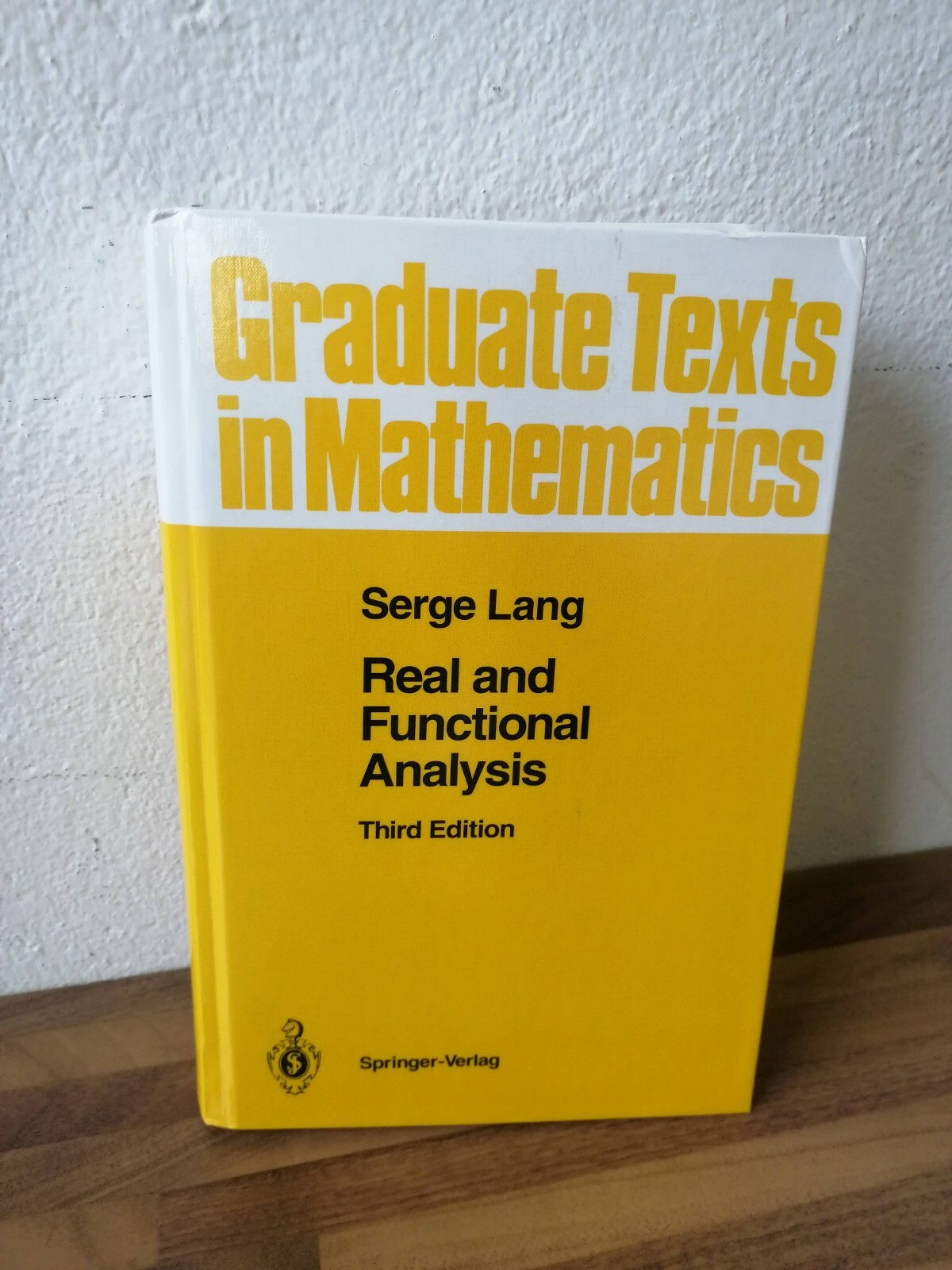 Lang Real And Functional Analysis Graduate Texts In Mathematics Springer 1993 Lang Real And Functional Analysis Graduate Texts In Mathematics Springer 1993