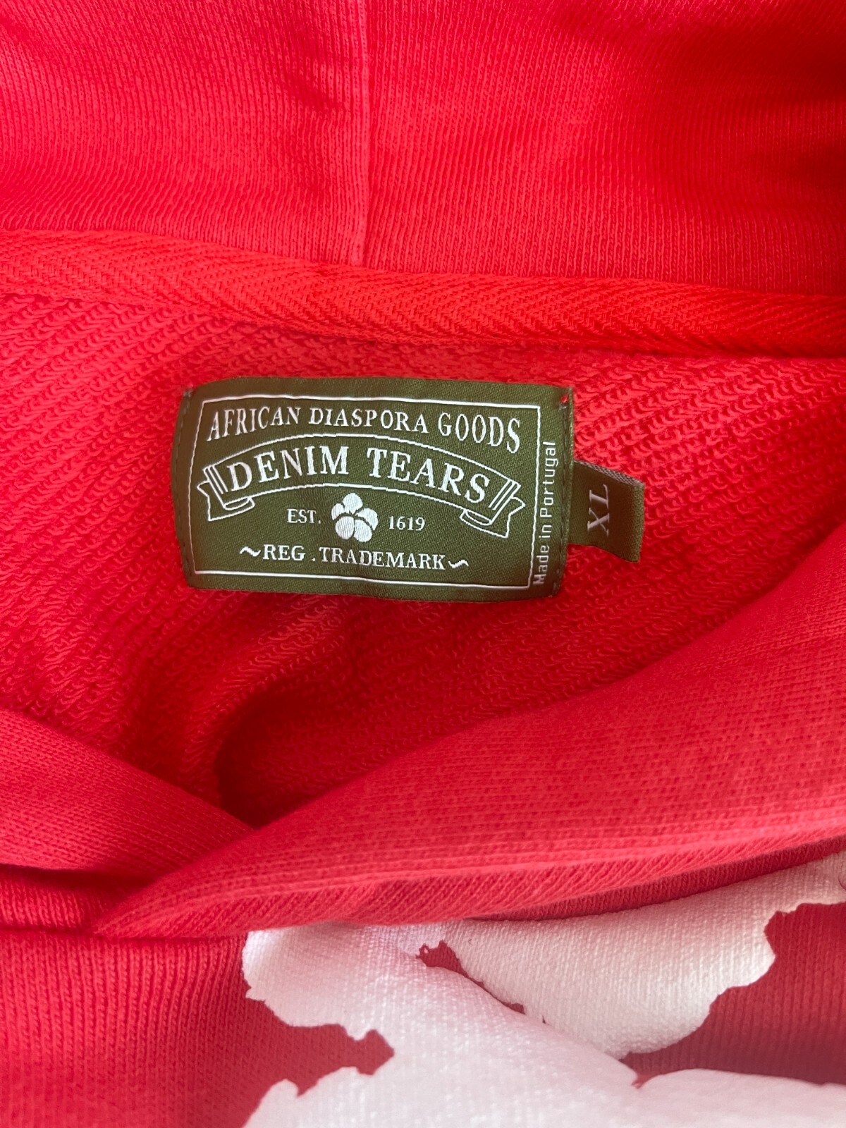 Pre-owned Denim Tears Red Hoodie - S M L Xl - ? Sale- Fast Free Shipping ?