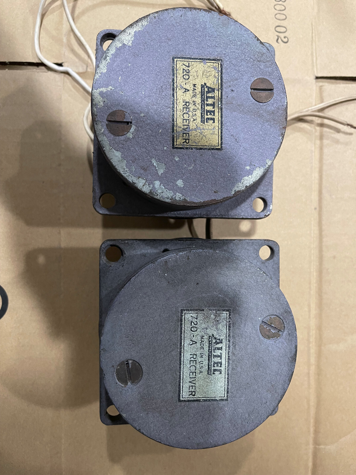 ウエスタン720A アルテック720A Altec Driver 720-A (2 pieces) | eBay
