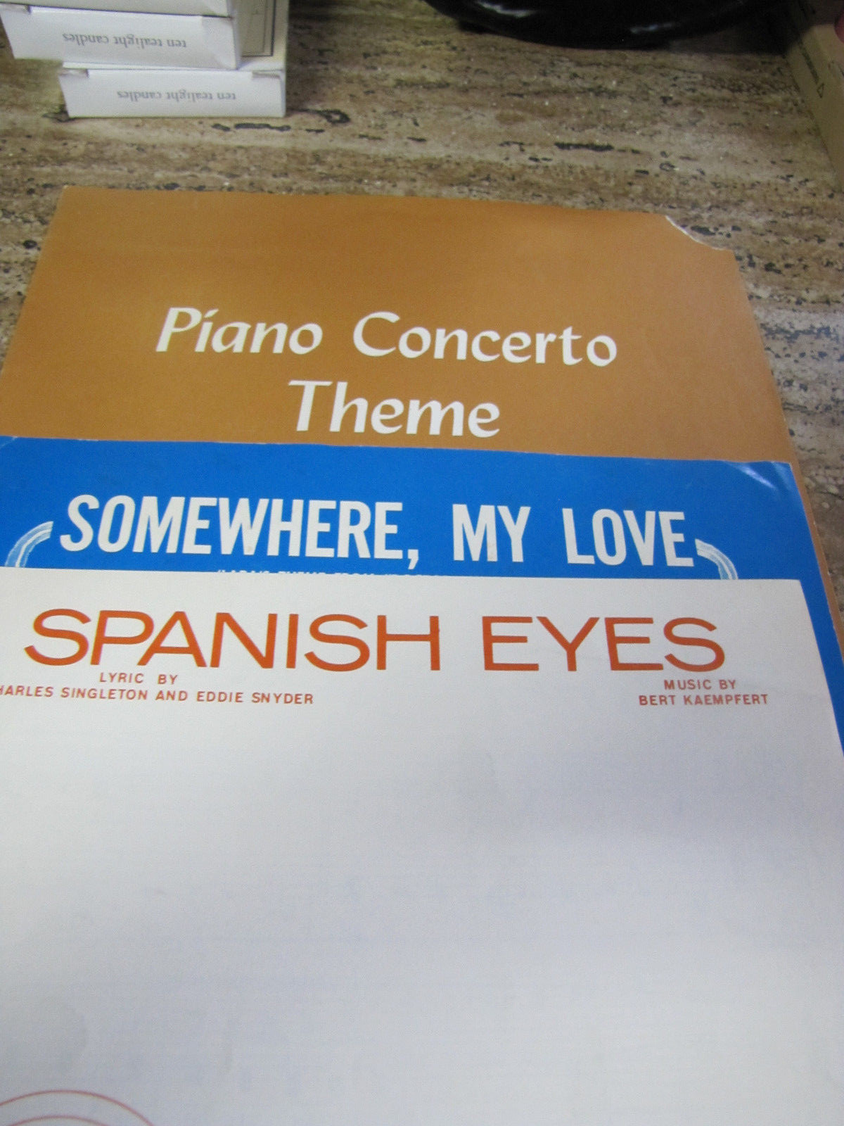 12 USED SHEETS OF WURLITZER HOBBY LESSON COURSE FOR PIANO SHEET MUSIC.