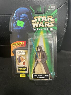 1998 Star Wars Power Of The Force Hasbro Obi-Wan Kenobi Ep 1 FlashBack Photo 