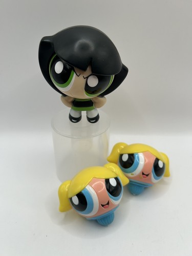 Powerpuff Girls Lot - Bubbles Kelloggs Spinner Top +