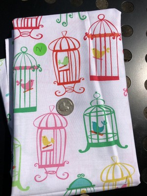 Michael Miller fabric ''Tweet Tweet'' 2 yards +