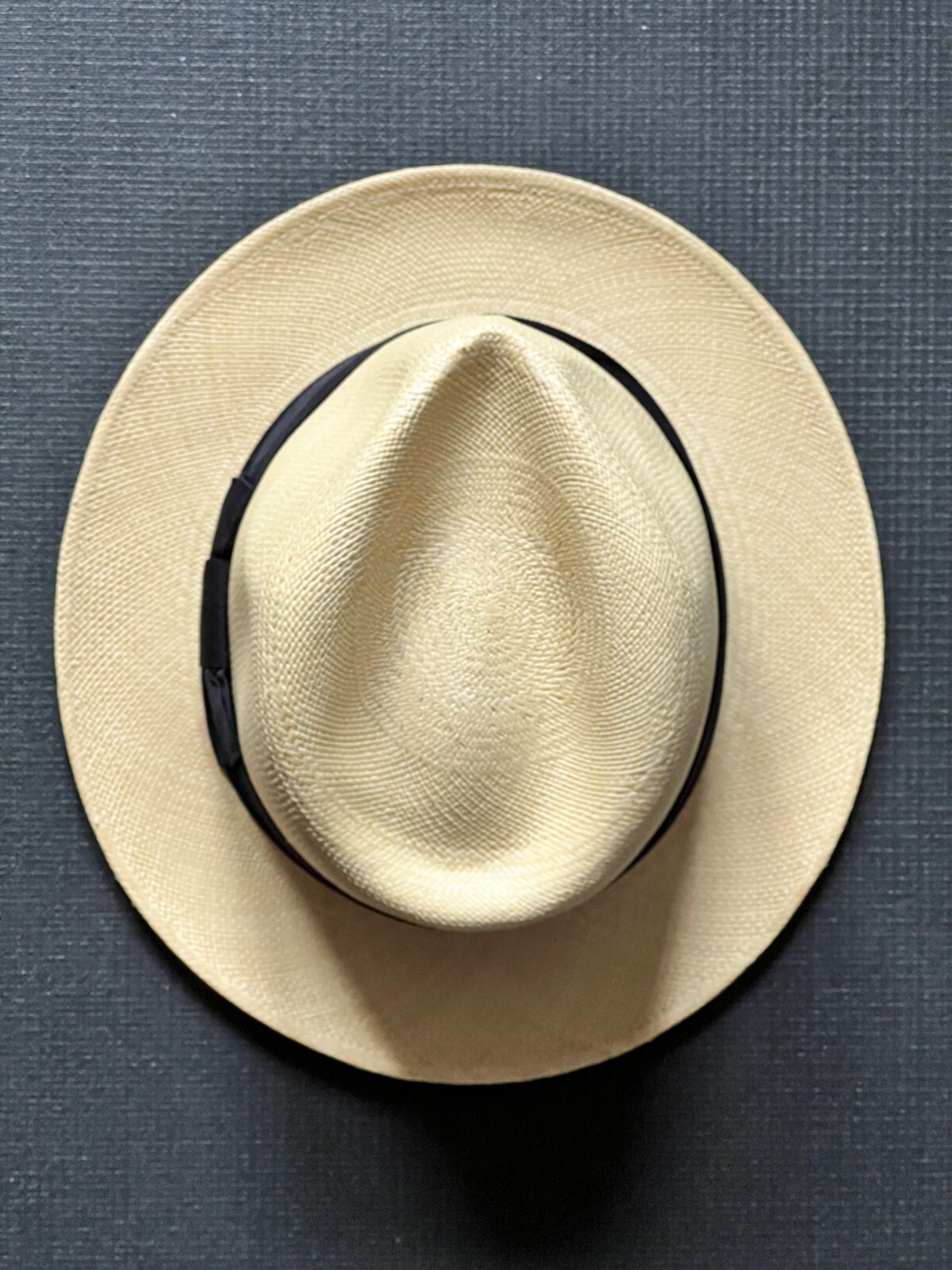 Worth & Worth by Orlando Palacios  Montecristi Panama Straw Hat Size S 7-7 1/4