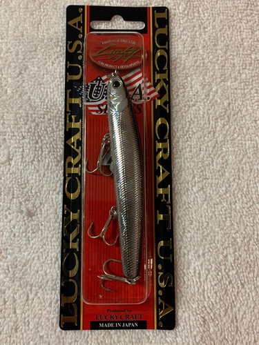 LUCKY CRAFT WANDER SLIM 110 3/4oz. WDS110  AURORA SILVER SIDE NIP