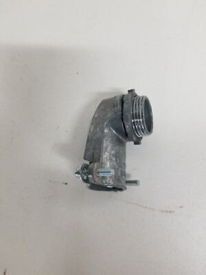 Bridgeport 806-DC2 3/4'' 90 degree Angle Conduit Connector Box of 10