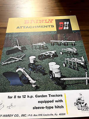 Brinly attachments clearance