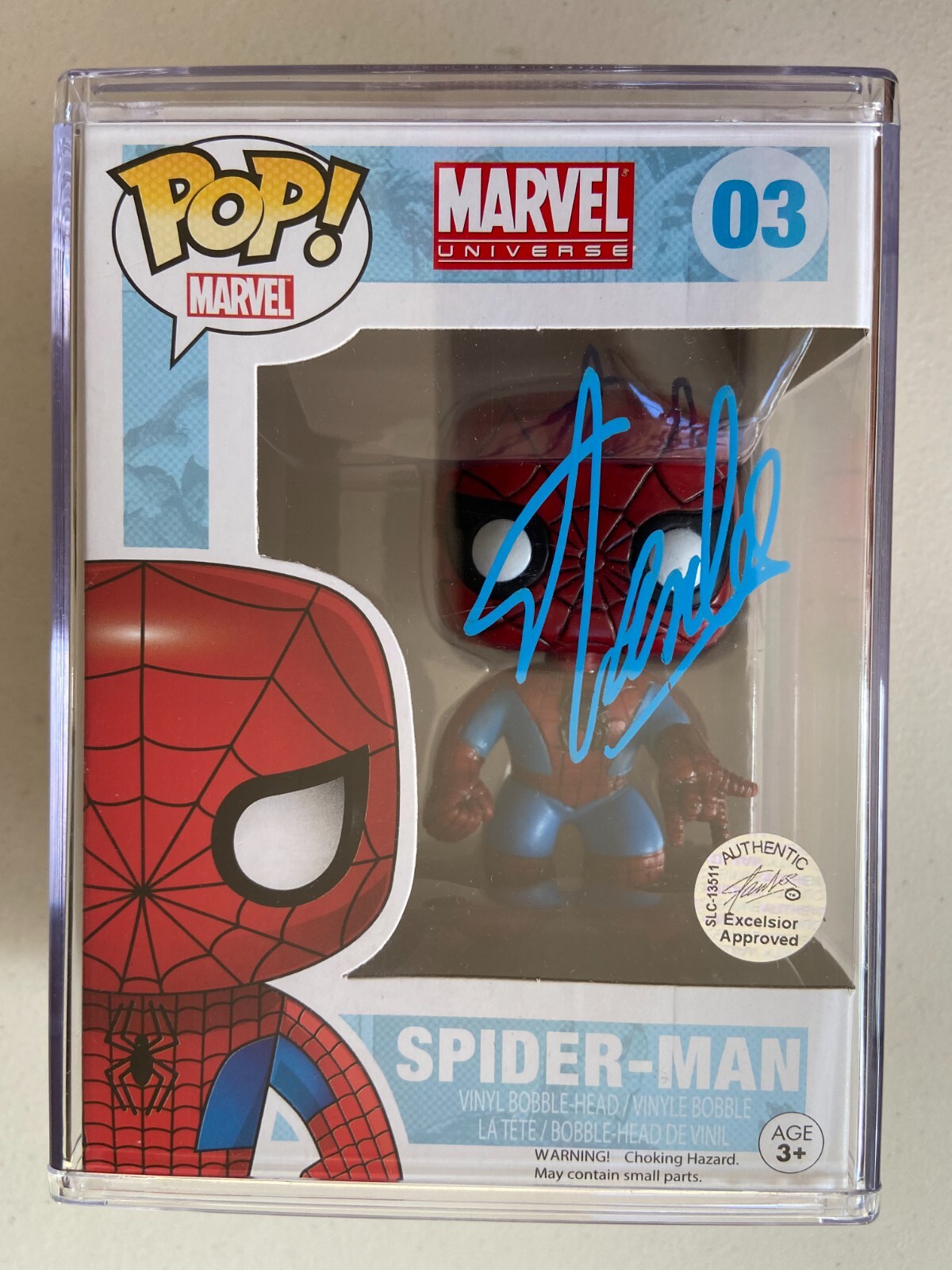 Stan Lee Signed Autographed Spider-Man Funko Pop Marvel