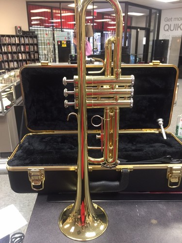 Bach Gold Trumpet W/Case.