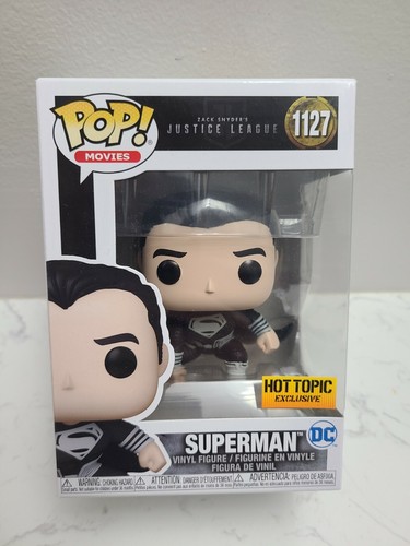 Funko Pop! Justice League #1127 Superman Black Hot Topic