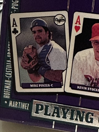 Vtg 1993 Bicycle Playing Cards SEALED Rookies PIAZZA HOFFMAN MARTINEZ RC MLB HOF