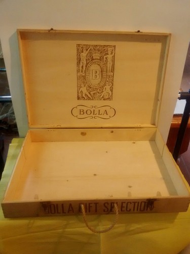 Italian Wine Verona Italy Wooden Case Held 6 Bottles