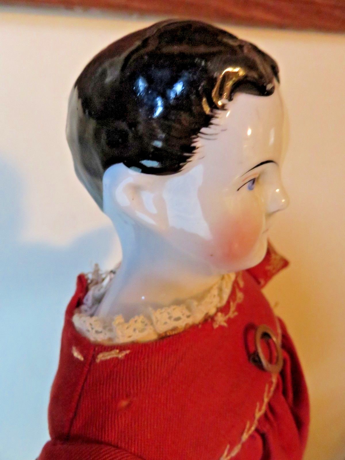 Antique German China Head Doll Kinderkopf 16
