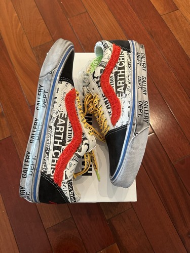 Pre-owned Vans Gallery Dept. X Og Old Skool Lx Good Luck Size 11.5 In Black