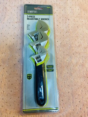 Master Mechanic Adjustable Wrench Set, 3-Pc. -213200