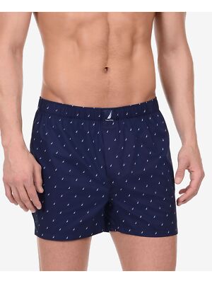 NAUTICA Intimates Темно-синие Свободные функциональные трусы-боксеры M