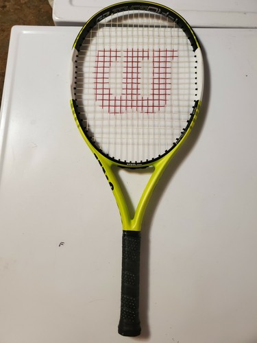 ウェア Wilson surge Wilson Ncode Npro Surge Tennis Racket Demo - 4 3/8 - Strung - Used