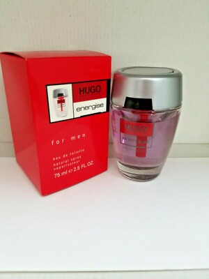Hugo Energise by Hugo Boss Men's 2.5 FL Oz/ 75 ML  Eau De Toilette Spray New
