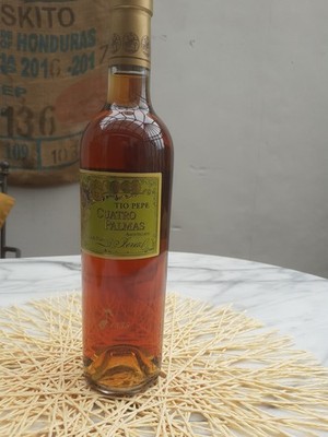 Cuatro Palmas Amontillado TIO PEPE Gonzalez Byass 0,50l  année 2020 JEREZ SHERRY
