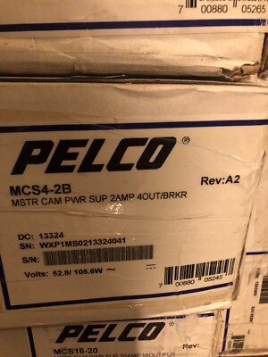 PELCO MCS4-2B Power Supply 120 V AC Input, 24 V AC Output