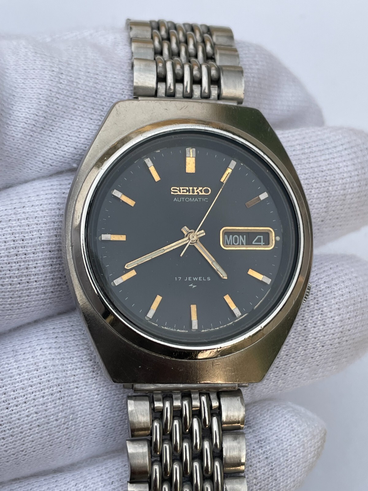 SEIKO 5 AUTOMATIC 7009-6000　【稼働品】 Vintage SEIKO 5 7009-6000 Automatic Mens Wristwatch _2634 | eBay