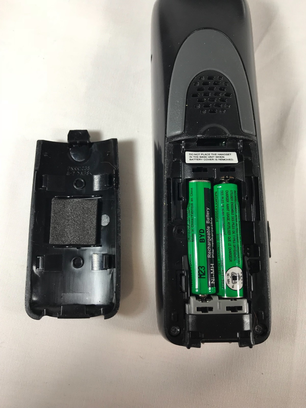 Panasonic KX-TG6512B Black Cordless Phone Expandable System w/ Working Handset