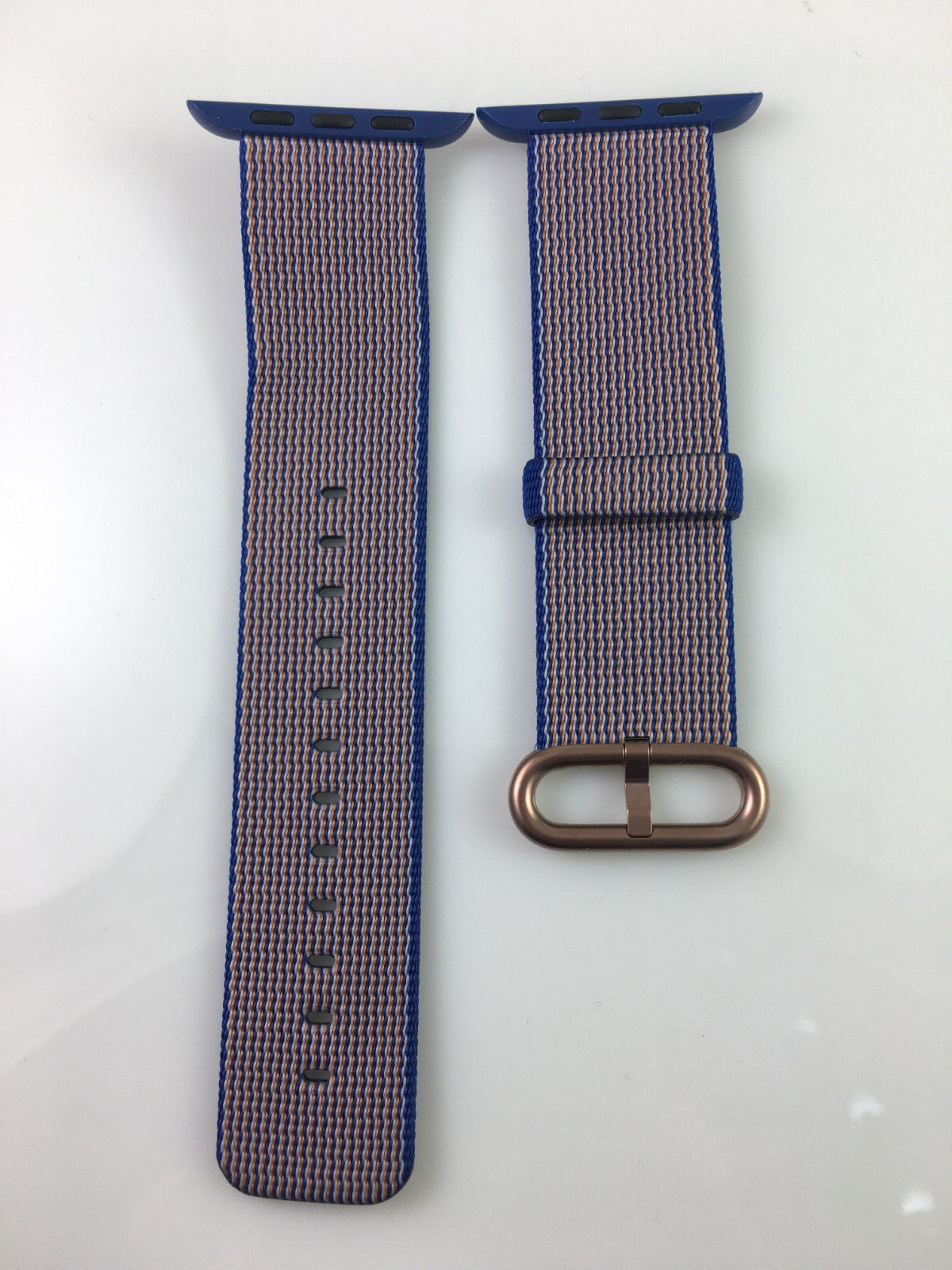 【美品】ROSEANNAウエスト ベルト ベロア　ブラウン＆オレンジ　ロック金具 Original Apple Watch Woven NYLON Band Rose Gold buckle 42MM