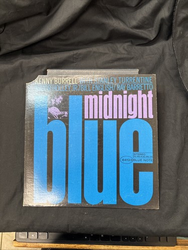 Kenny Burrell, Midnight Blue 1977 Blue Note Jazz Record VG +