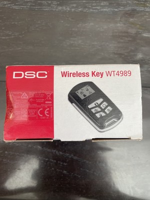 DSC WT4989 4 Button Wireless Backlit Security Key Fob With Icon Display