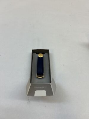 NEW Orbitkey Saffiano Leather Key Organizer Holds Up to 7 Keys Oxford Navy