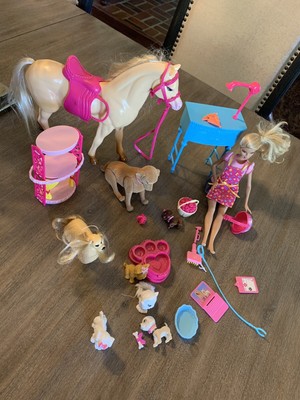 barbie pet station