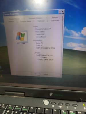 Vintage gateway laptop windows XP retro with 3.5'' floppy solo 1450 works 98