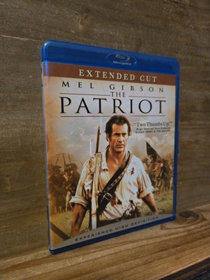 The Patriot (Blu-ray, 2000, Extended Cut) Mel Gibson - VG