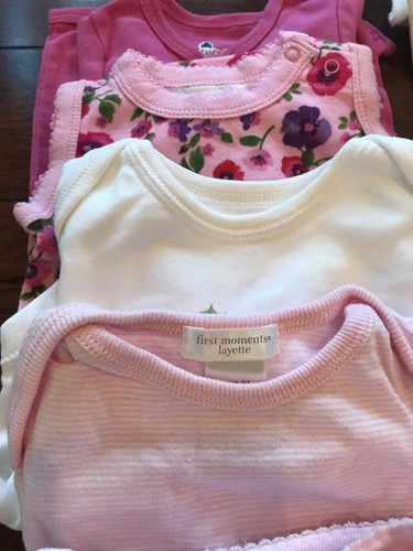 HUGE 35 PC Baby Girl Newborn sz NB 0-3 clothes Lot Gymboree Gap Gerber Disney