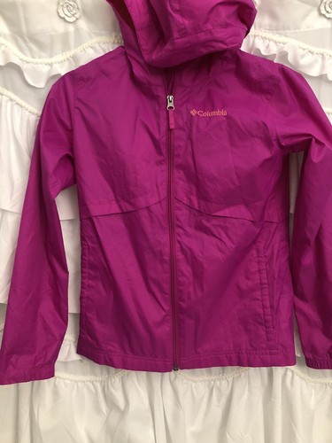 Columbia Omni-Shield Childrens Pink Wind-breaker Jacket Size M 10 12 Youth Girls