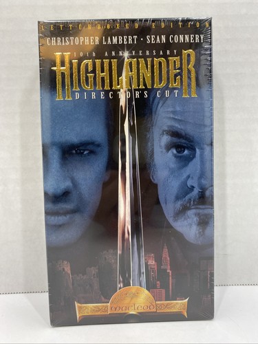 Vintage ￼Highlander VHS 1996 10th Anniversary Directors Cut