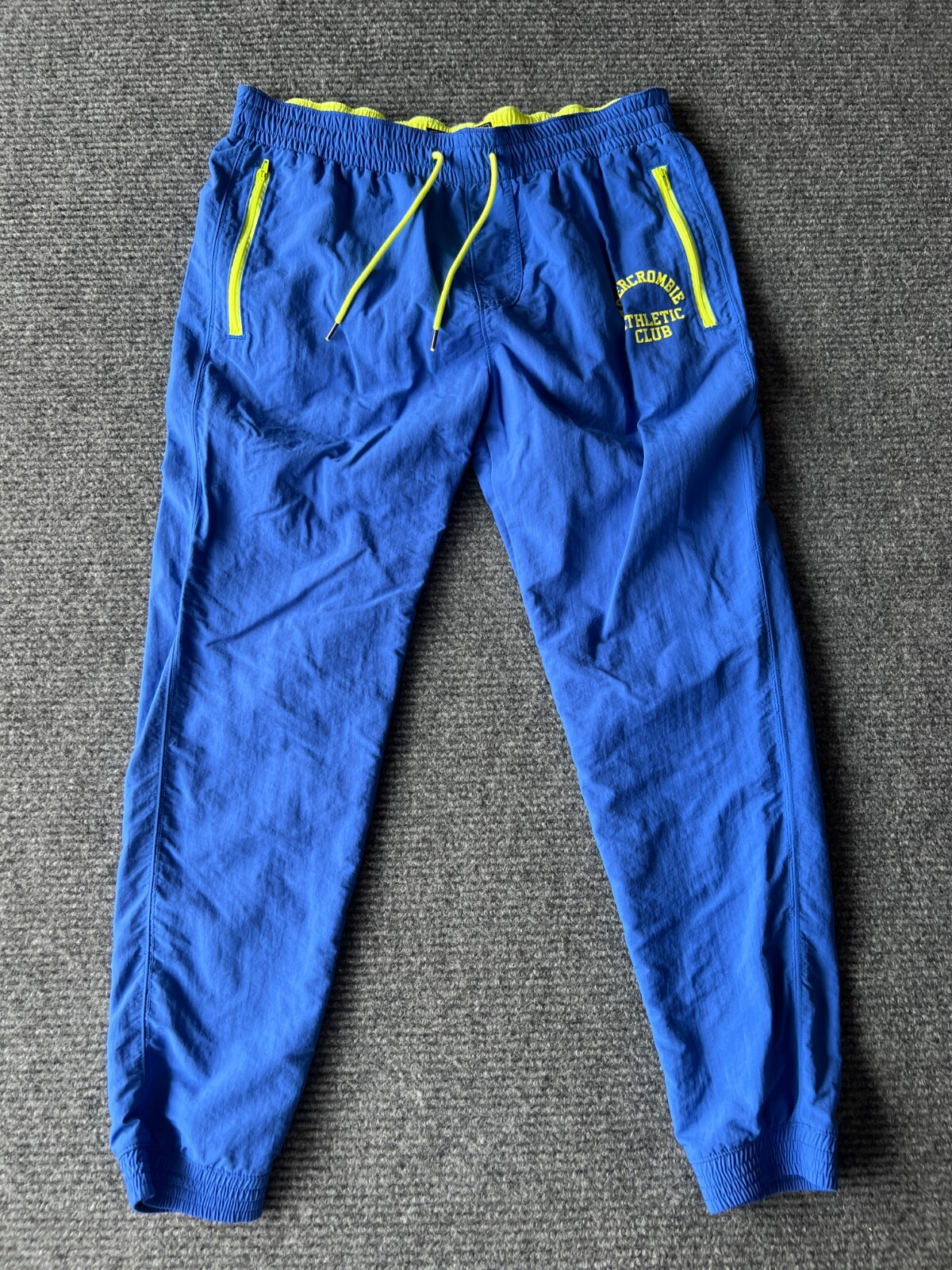 Vintage Abercrombie And Fitch Pants Mens Medium Blue Yellow