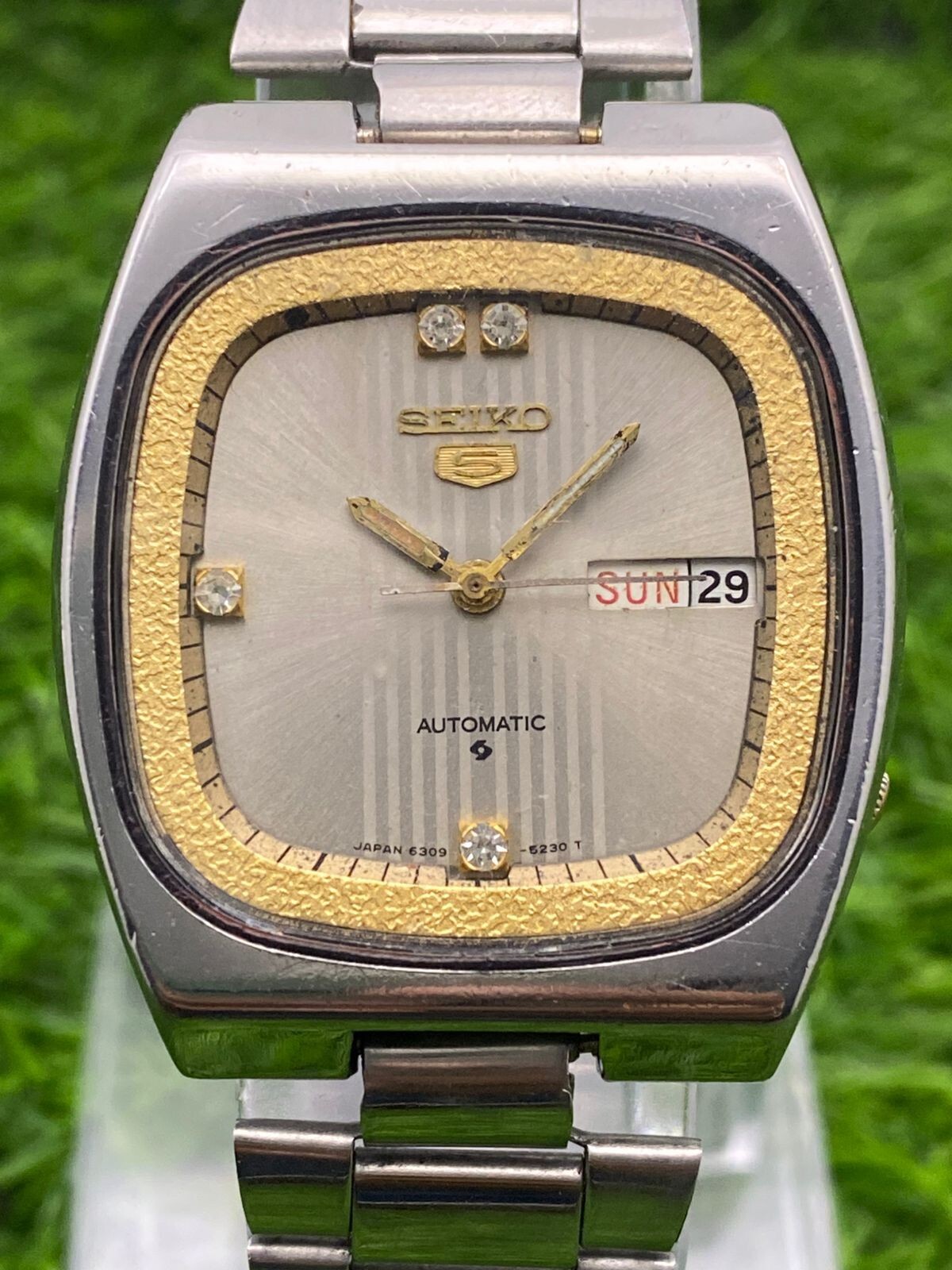 Seiko 5 Automatic 6309-5180 Day/Date Vintage Men's Watch | eBay Seiko 5 Automatic 6309-5180 Day/Date Vintage Men's Watch | eBay