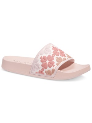 

KATE SPADE NEW YORK Женские Розовые Сандалии Olympia Toe Platform Slip On Slide, Розовый, K7120