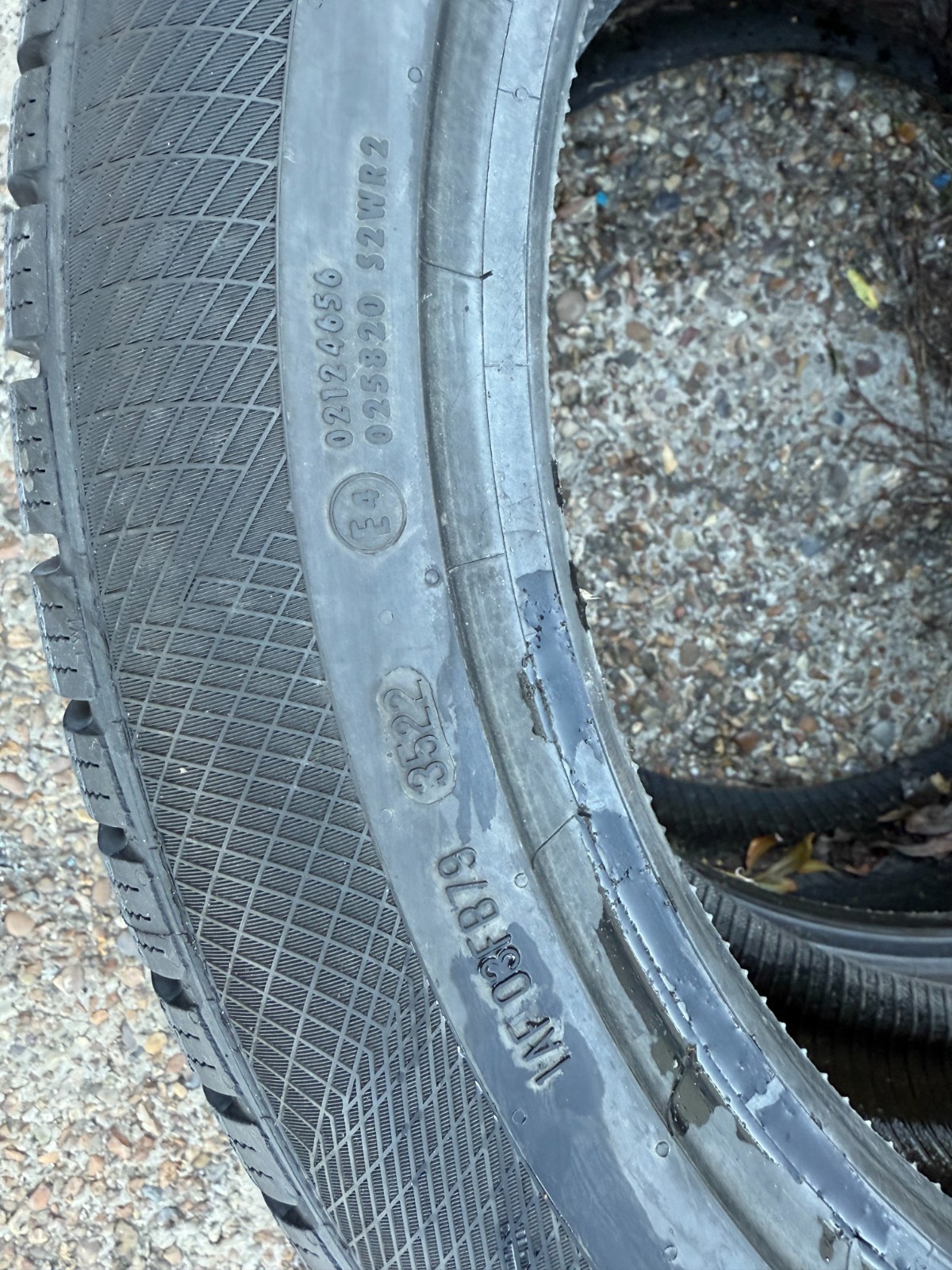 New 255 45 20 Continental, Winter, M+S, 101T, x1 Tyre (F1_tyres) FOB YD276