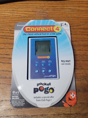 Pocket Pogo Handheld Electronic Game - Connect 4 - New Sealed