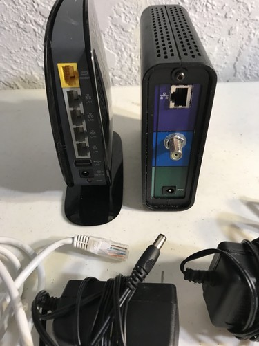 Belkin Dual Band Wireless Router & Arris Surfboard Modem; Includes all Cords