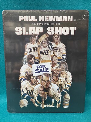 Slap Shot (1977) Blu-ray. Steelbook. Universal. Rated R. 123 Mins. Brand New!!!